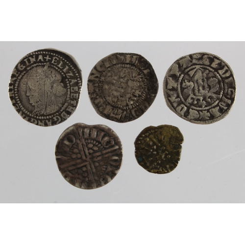 491 - English hammered (5): Anglo-Saxon copper Styca of Aethelred II of Northumbria, 1.03g, crude and blun... 