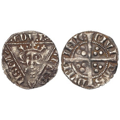 510 - Ireland, Edward I early issue silver Penny of Dublin, pellet before EDW.R, S.6247. 1.18g. Toned nVF,... 