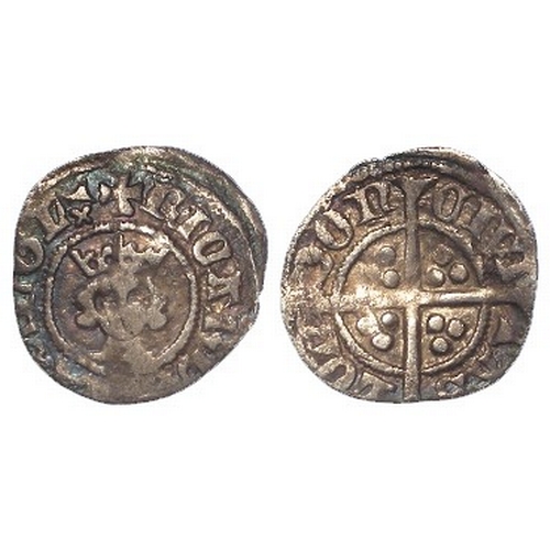 518 - Richard II Halfpenny of London, S.1699, 0.44g, GF/VF