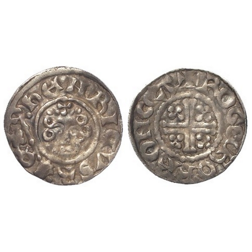 539 - Short Cross silver Penny of Henry III, class 7a3, Canterbury mint, moneyer Roger of R, S.1356A, 1.30... 