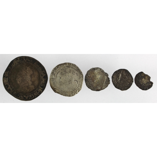 543 - Tudor hammered silver (5): Henry VII Penny of York, no mm., two pillars, S.2238, 0.77g, GF short of ... 