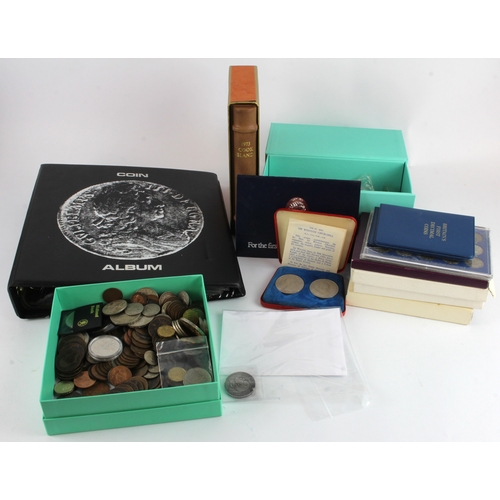 573 - GB & World coins and sets etc, a large assortment comprised of an album of base predecimal, noted so... 