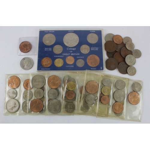 601 - GB Coins (70) 1953 issues, in sets and loose.