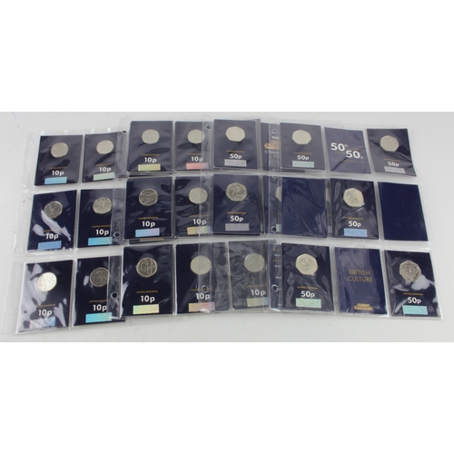 630 - GB Decimal Commemoratives (35) in Change Checker cards, noted Kew Gardens 50p 2019 restrike; 2x Jemi... 