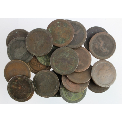 678 - GB Pennies (21) 