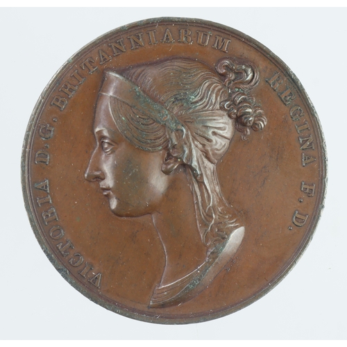 871 - British Commemorative Medal, bronze d.36.5mm: Coronation of Queen Victoria 1838, official Royal Mint... 