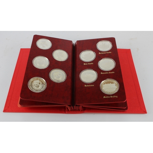 892 - British Commemorative Medals (26) silver proof, hallmarked sterling, d.45mm, approx. 44.7g each: The... 