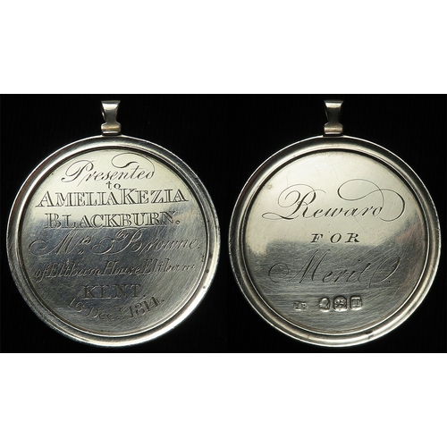 957 - Georgian, English silver Prize medal 