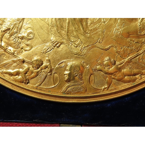 979 - Papal Medal, a large and impressive uniface plaque of the Virgin Mary, featuring a portrait of Pope ... 