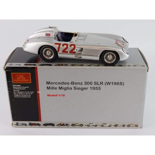 105 - CMC Exclusive Modelle 1:18 scale model 'Mercedes Benz 300 SLR (W196S) Mille Miglia Sieger 1955', con... 