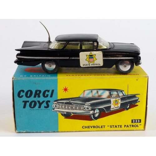 134 - Corgi Toys, no. 223 'Chevrolet State Patrol', contained in original box