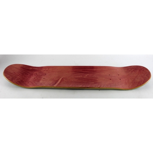 467 - Stop it Right Now Celine Skate Deck, length 83cm approx. (A highly sought after item for any skatebo... 