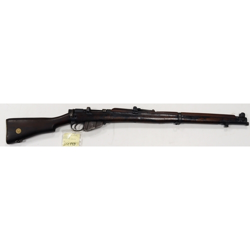 103 - Lee-Enfield (SMLE) .303 bolt action rifle, wrist joint marked 'Enfield 1912 Sht L.E. III' barrel 25