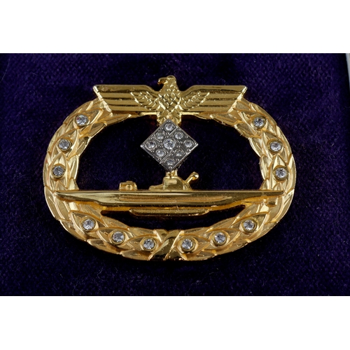 1032 - German U-Boat Badge with 