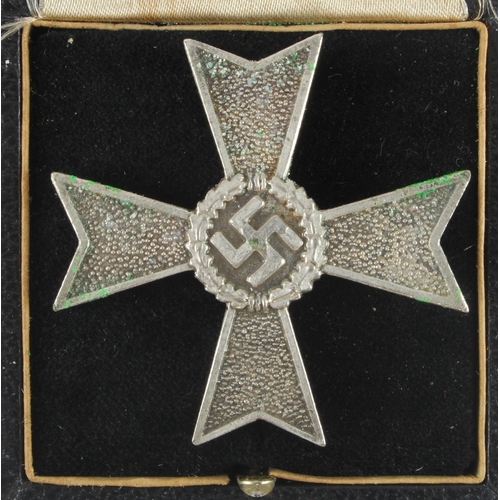 1038 - German War Merit Cross without swords 1st class, cased.