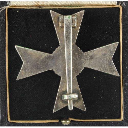 1038 - German War Merit Cross without swords 1st class, cased.