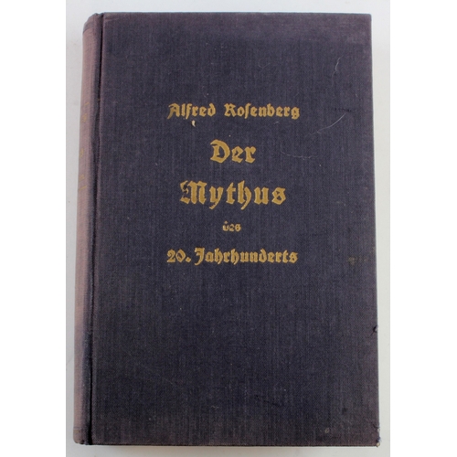 1057 - German WW2 Alfred Rotenberg der Mythus des 20 Jahrhunderts book.