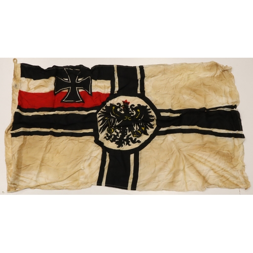 1088 - Imperial German Flag marked 'Lorenz & Sohne Berlin' '2/3' 'Flak Abt' '1917' '150x85'.