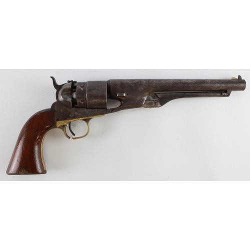 129 - Revolver, a good and scrace Colt Model 1860 Army revolver, matching numbers 