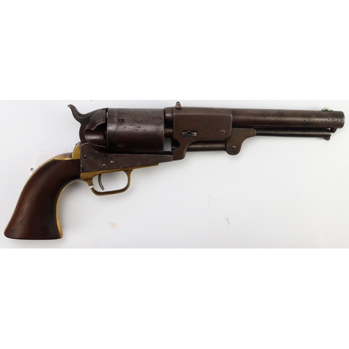 131 - Revolver, a scarce Colt 3rd Model Dragoon SN:12240 the 3rd Model in the 