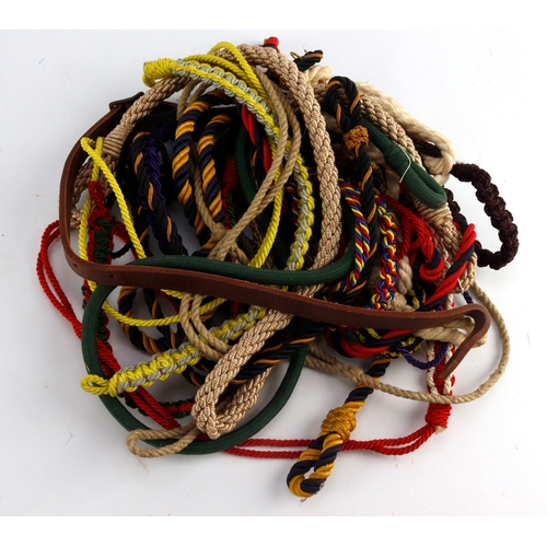 225 - Bag of mixed military lanyards.