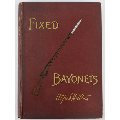 244 - Book very scarce boer war book fixed bayonet printed 1890 full of information and diagrams on using ... 