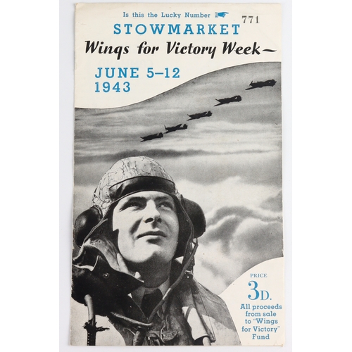 444 - Stowmarket wings for victory week June 5-12 1943 programme