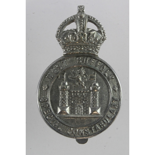 468 - West Suffolk Special Constabulary KC cap badge