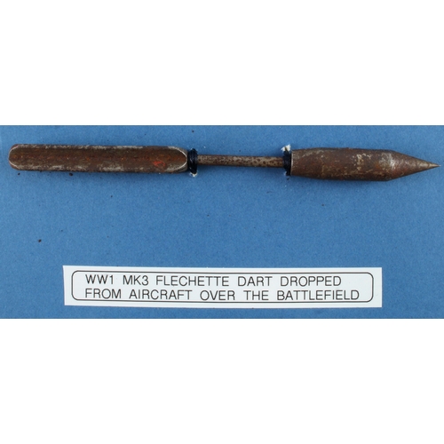 499 - WW1 MK 3 flechette dart as dropped by aircraft over the battlefield.