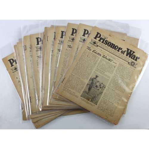 529 - WW2 Prisoner of war official newspaper journals collection of twenty.