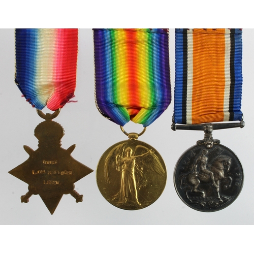 553 - 1915 Star Trio (10963 L.Cpl G Spencer Leic Regt) pair named (2.Lieut G B Spencer) comm 28/8/1917 int... 