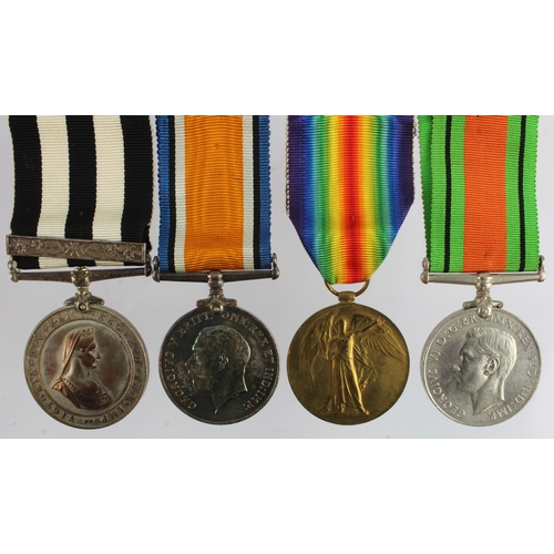 619 - BWM & Victory Medal (40014 Pte A S S Bracey Som.L.I.) Defence Medal and St John Service Medal (Sgt.A... 