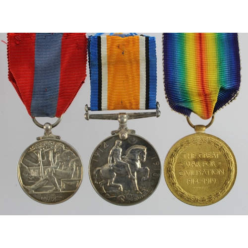 620 - BWM & Victory Medal (400404 Pte E Rutland Essex R) and Imperial Service Medal GVI (Edward Rutland). ... 