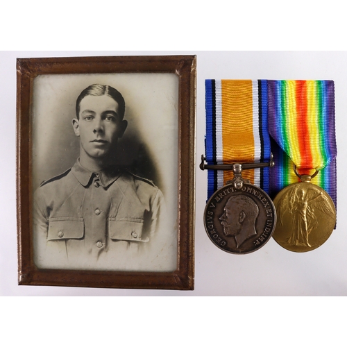 622 - BWM & Victory Medal (50413 Pte G Auckland Linc R) Killed in Action 18th Sept 1918 with the 7th Bn. B... 