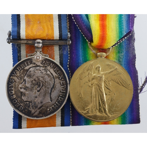 642 - BWM & Victory Medal (T-314310 Dvr D Jones ASC) Killed in Action 8th Oct 1918 serving as 58236 10th B... 