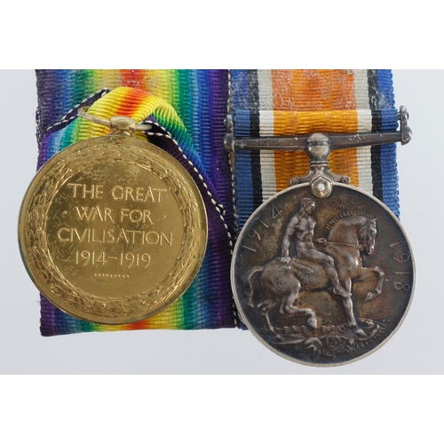 642 - BWM & Victory Medal (T-314310 Dvr D Jones ASC) Killed in Action 8th Oct 1918 serving as 58236 10th B... 