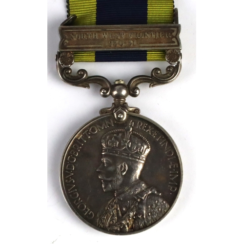 699 - IGS GV with North West Frontier 1930-31 clasp (1424987 Gnr M Hunt RA). Served 4th Light Battery RA. ... 