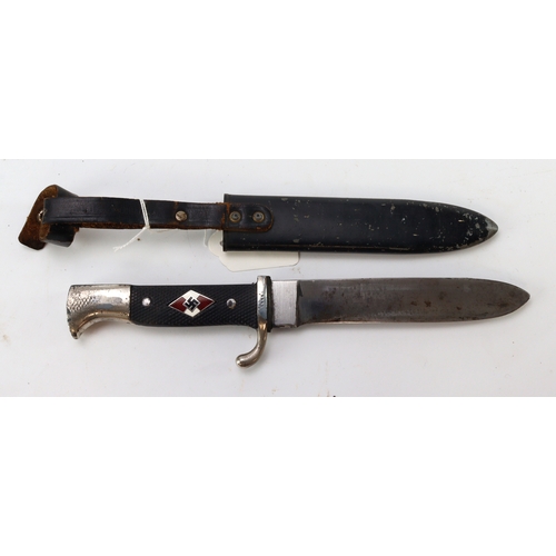 74 - German Hitler Youth dagger, complete with scabbard.