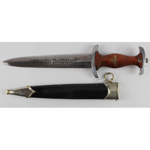 78 - German NSKK Dagger, RZM 1939 / Eickhorn marked blade.