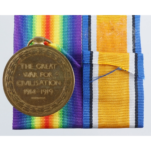 796 - Victory Medal (202046 Pte J Crerar R.Highrs) Killed in Action 16/12/1917 with the 8th Bn. Born Aucht... 