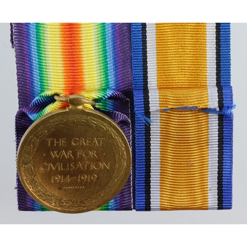 802 - Victory Medal (82715 Pte E A Anderson Durh.L.I.) Killed in Action 10th Sept 1918 with 15th Bn. Born ... 