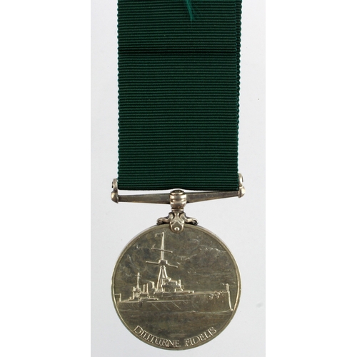 807 - Volunteer Force LS Medal EDVII impressed (O.C.201 G.T.Gilbert Qd Sean RNR)