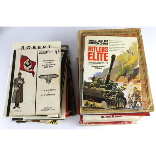 828 - Books - all relating to 3rd Reich collectables in one way or another, edged weapons mainly including... 