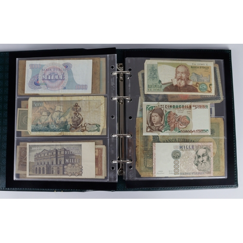 1156 - World (105), collection in album including Austria 500 Schilling 1965 (2), Germany 100 Deutsche Mark... 