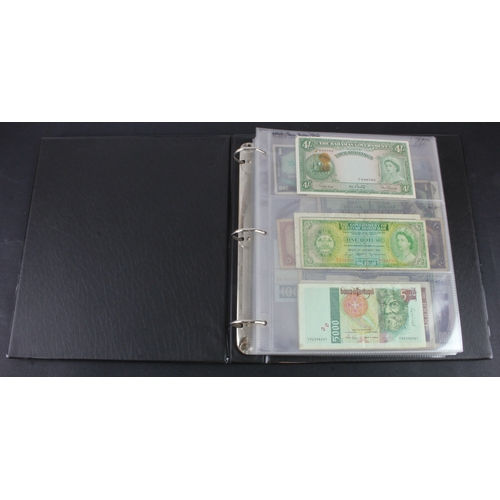 1160 - World (132), collection in album including Bahamas 4 Shillings, British Honduras 1 Dollar 1961, Leba... 