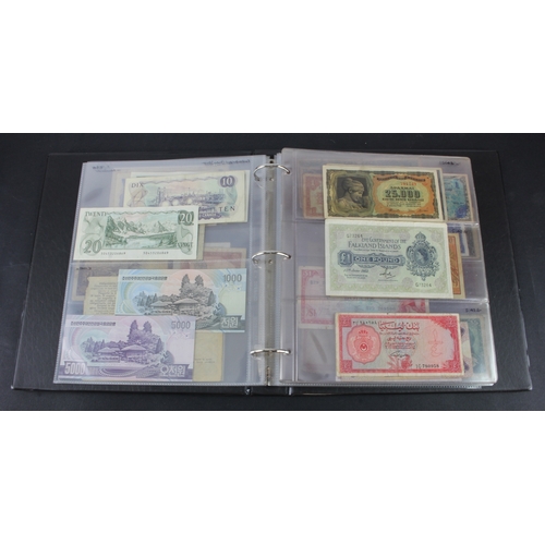 1160 - World (132), collection in album including Bahamas 4 Shillings, British Honduras 1 Dollar 1961, Leba... 