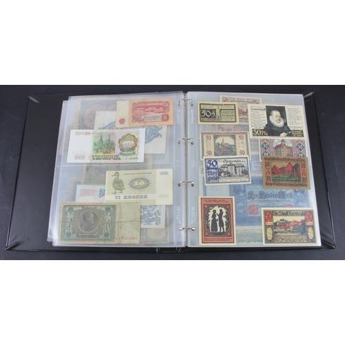 1171 - World (78), collection in album including Ceylon 5 Rupees 1942, Malta 1 Shilling, 2 Shillings & 10 S... 