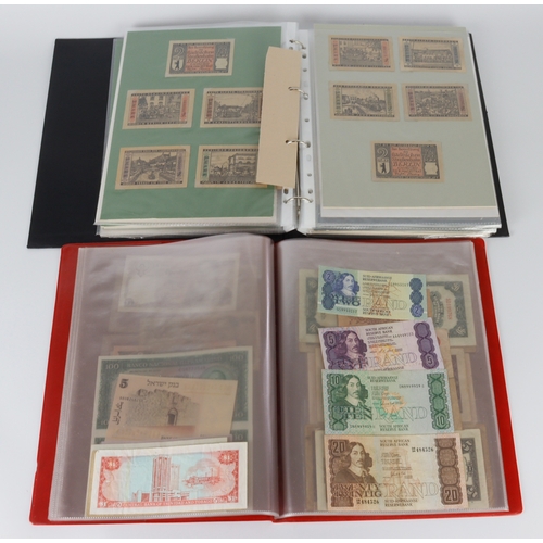 1173 - World in 2 albums (121), including 70+ Germany notes including notgeld, China, Thailand, South Afric... 