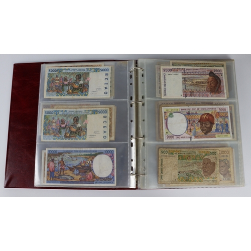 1178 - World, Africa (115), including Nigeria 5 Pounds and 1 Pound 1958, large amount of West African State... 