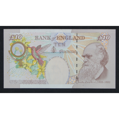 179 - Lowther 10 Pounds (B389) issued 2000, scarce REPLACEMENT note, serial LL07 939389 (B391, Pick389b) v... 